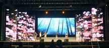 Лед экран led ekran led screan фермы пушки заливки подиум сцена