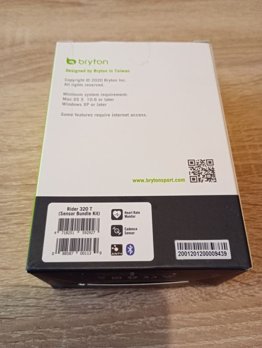Bryton Rider 320 T SET complet (cu senzor cadență+centură puls (HRM)