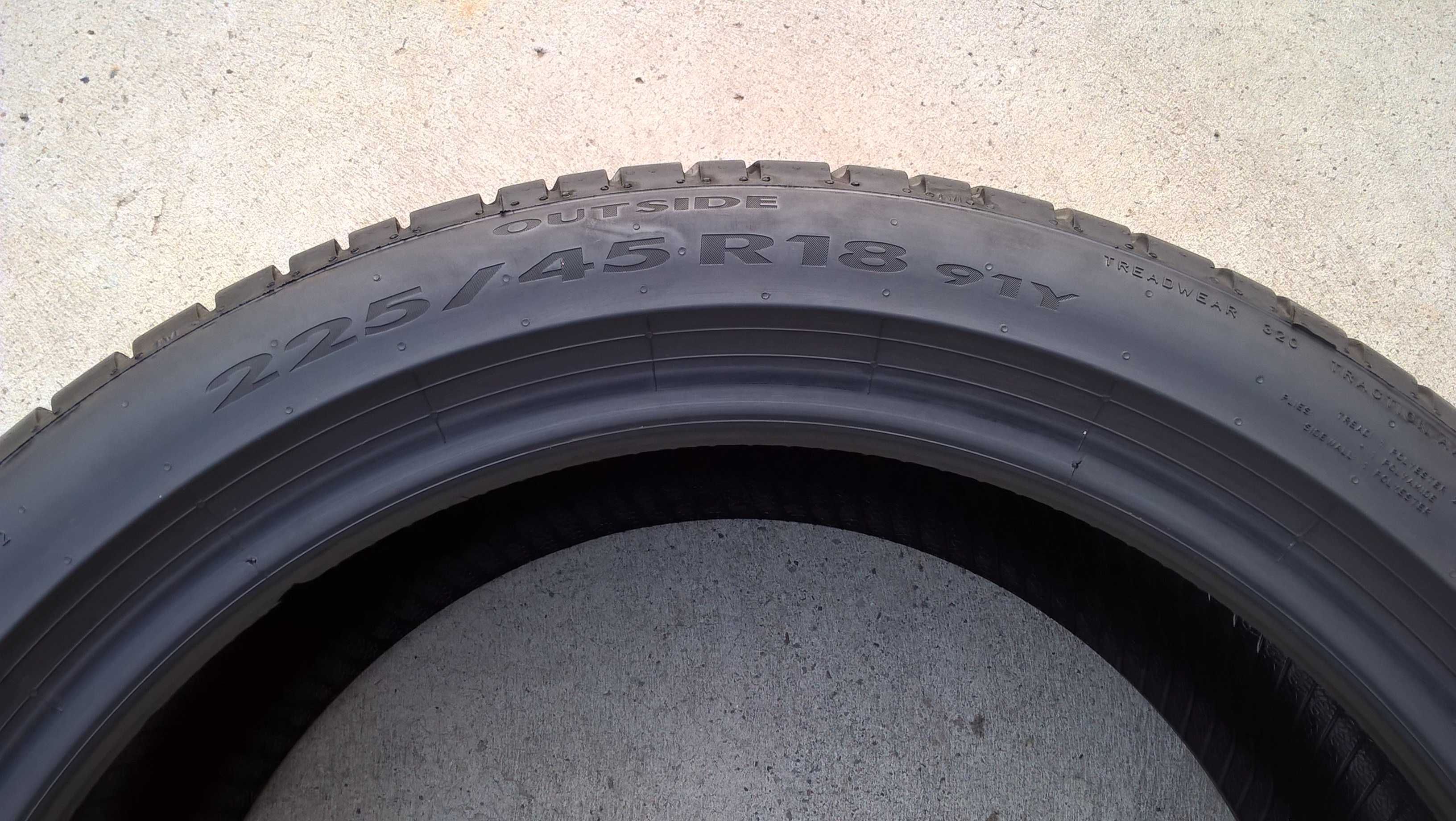 O anvelopa de vara 225 45 18 pirelli cinturato P7 cu 6,8 mm 4720