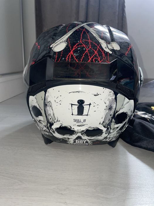 Cască moto Icon Airflite Skull 18 – mărimea S