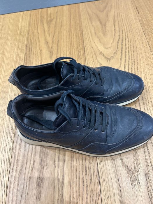 Мъжки обувки от телешка кожа Massimo dutti