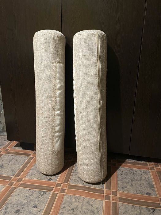 Подлокотники валики круглые подушки на диван кресло