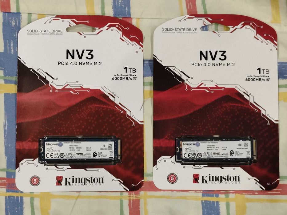 SSD Kingston NV3 1Tb Original 6000MBs Taiwan NVME Gen 4