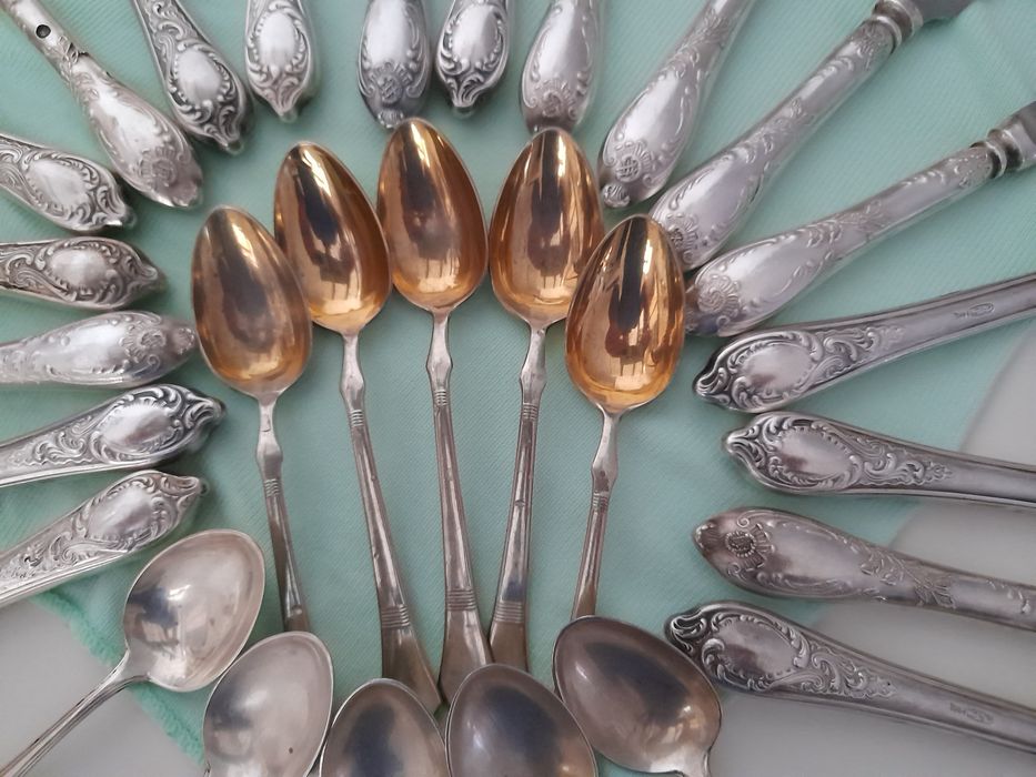 Cutite din argint-vintage-Rusia