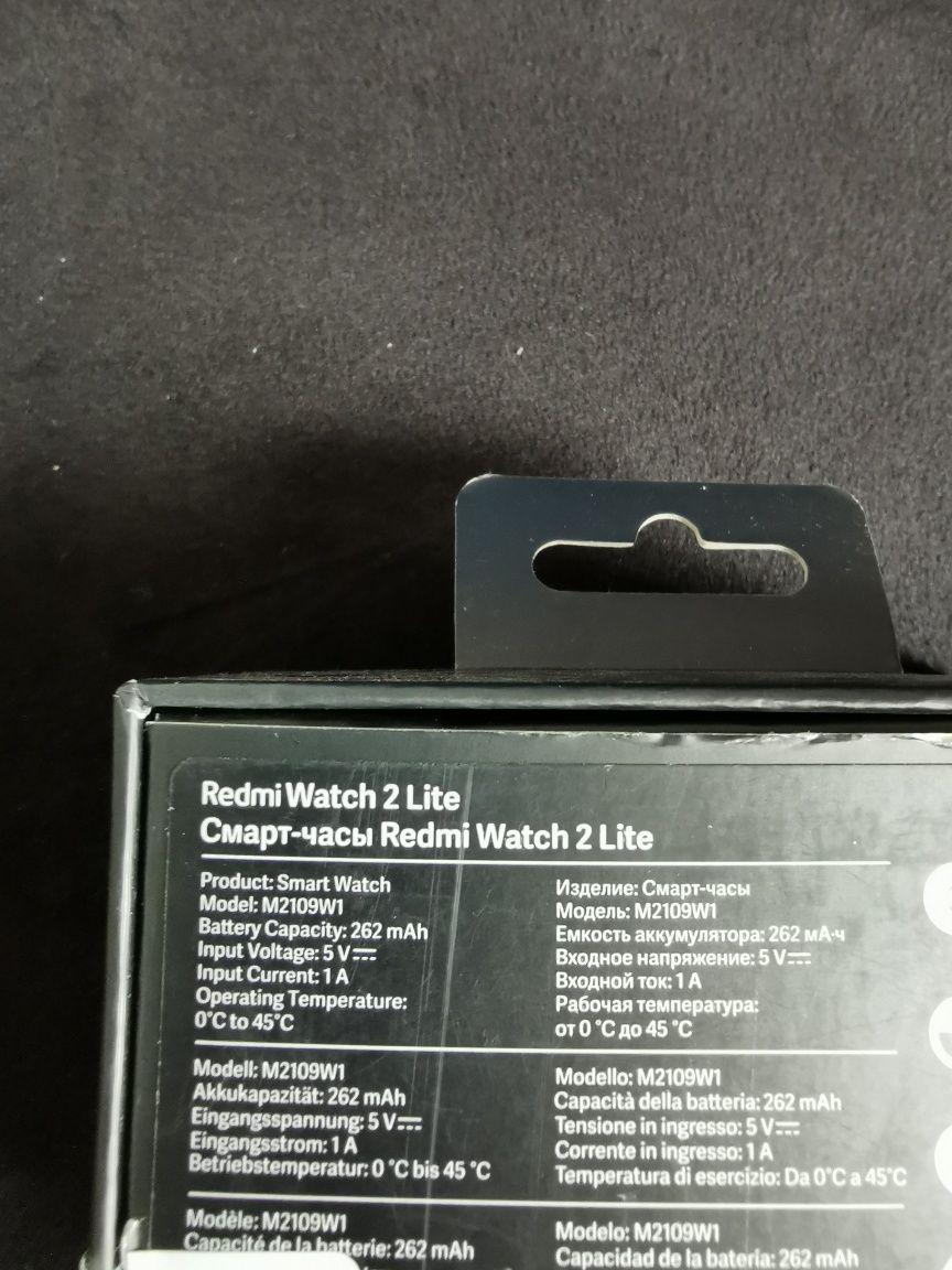 Smartwatch Redmi Watch 2 Lite GL, Negru