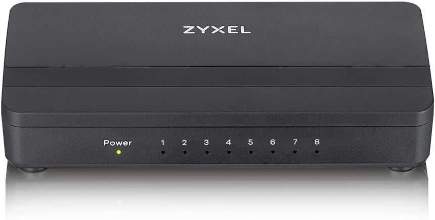 Switch ZyXEL GS-108Sv2,8-Port 10/100/1000 Mbps Desktop GigabitEthernet