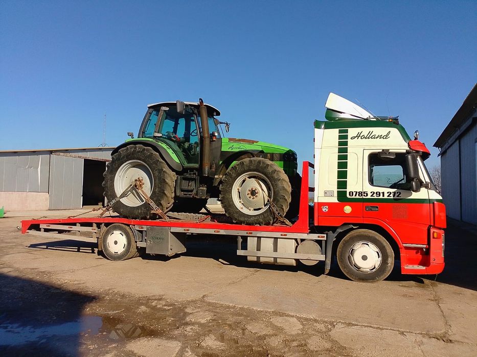 Transport Utilaje Teleorman încărcător frontal jcb cat merlot john dee