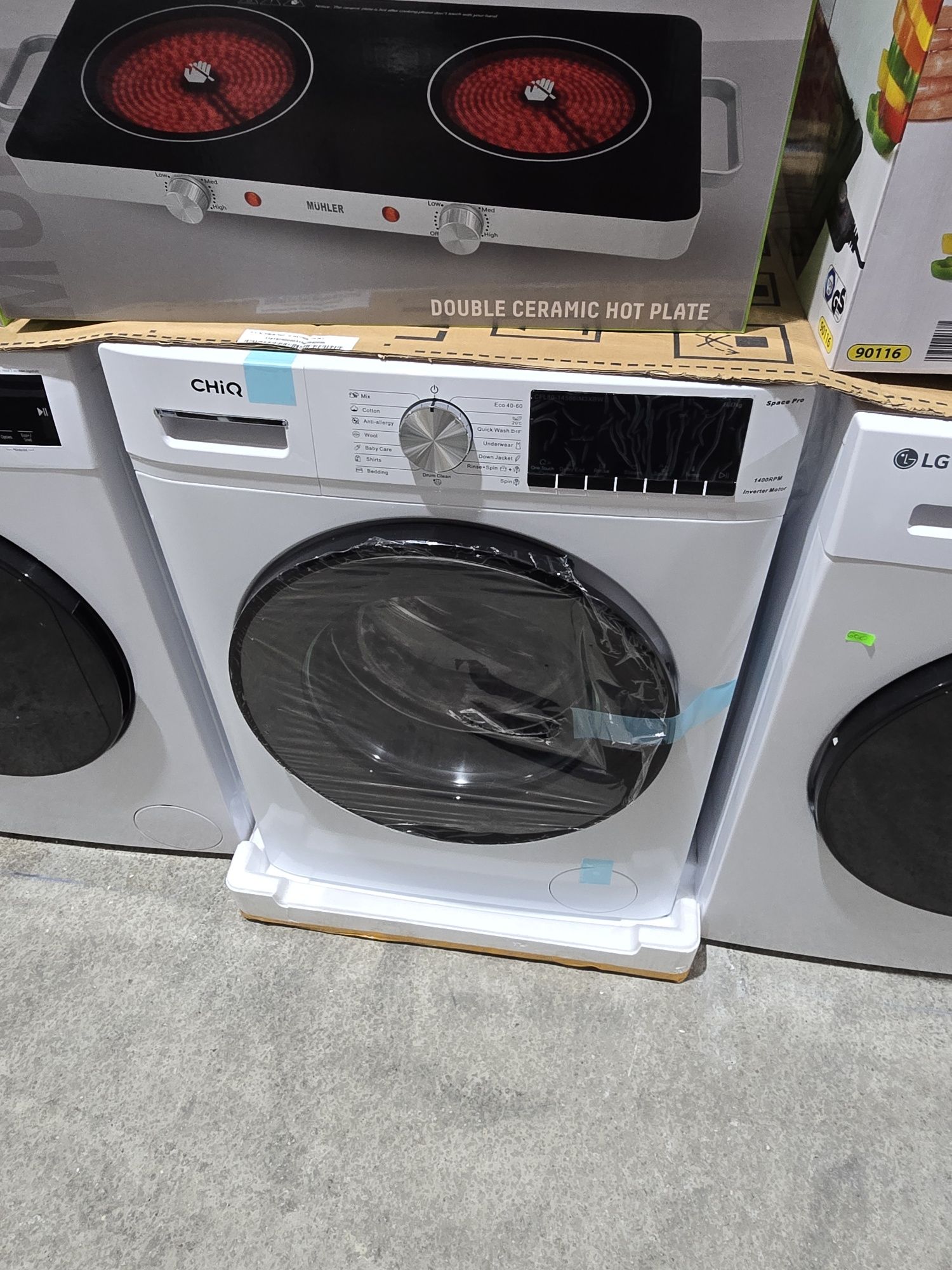 Нова инверторна пералня с пара Chiq 8 кг CFL80-14586IM3XBW