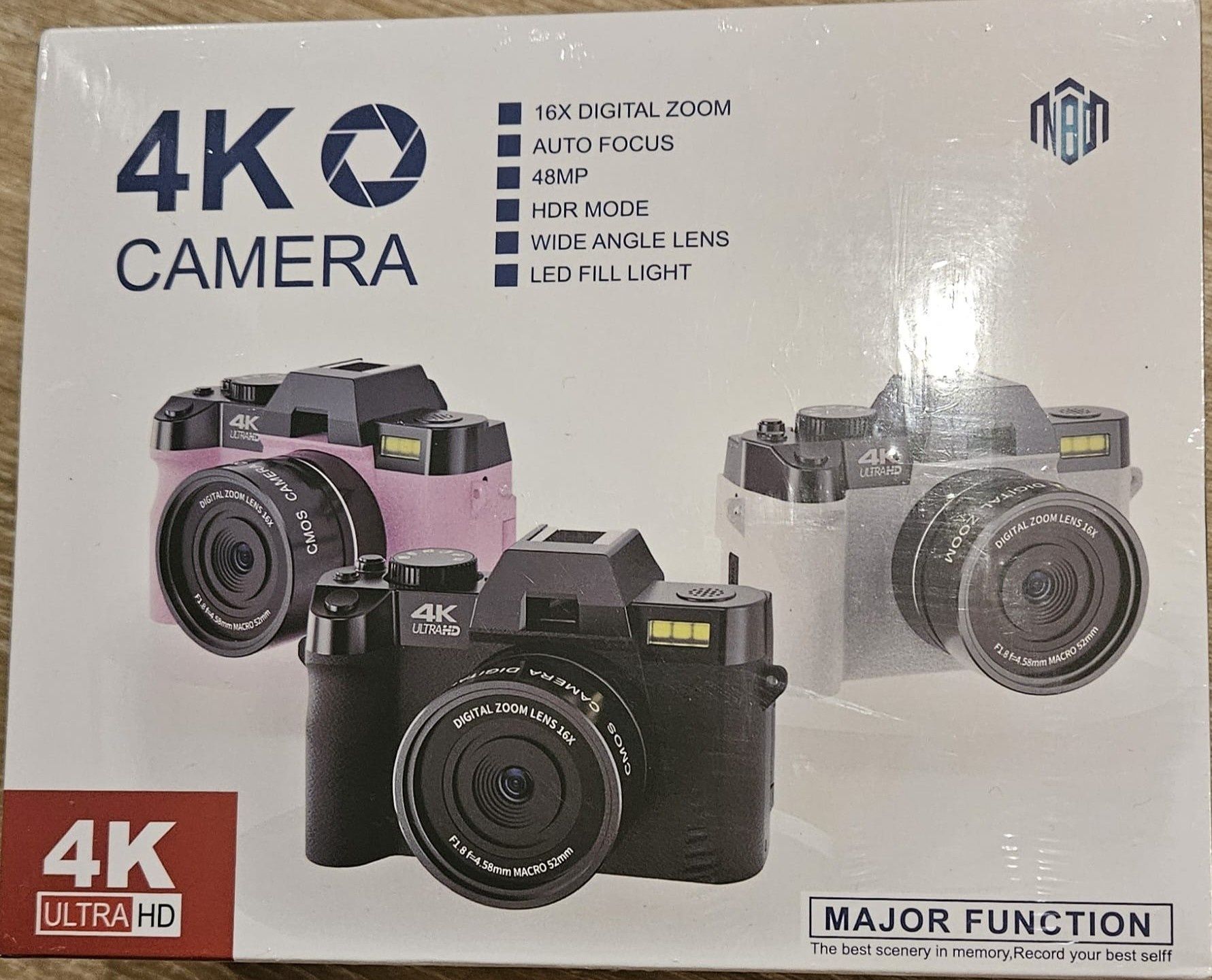 Aparat foto digital, NBD®, 4K, Ultra HD, 3.0'', 16X Digital Zoom, 48MP