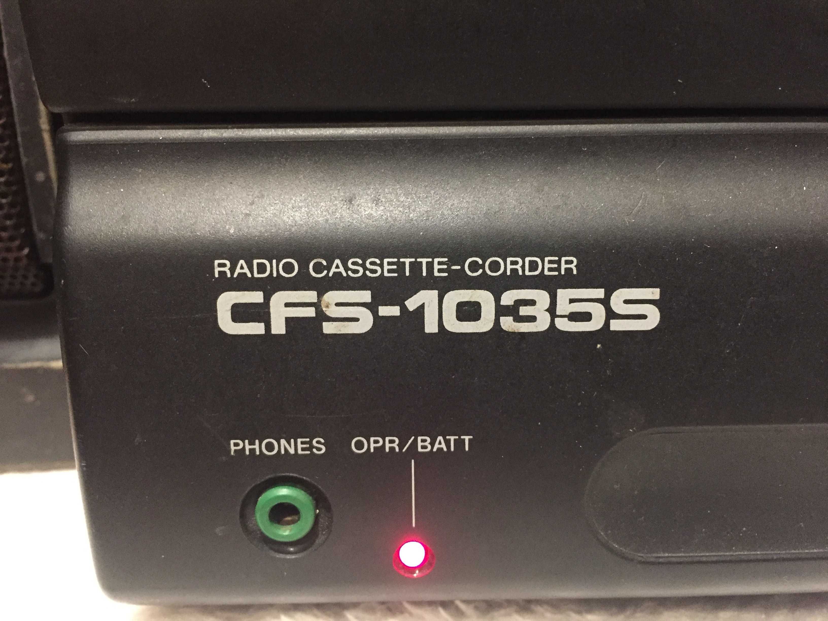 SONY Radio Cassette CFS-1035S, Japan, Antena Satelor super, FM  super