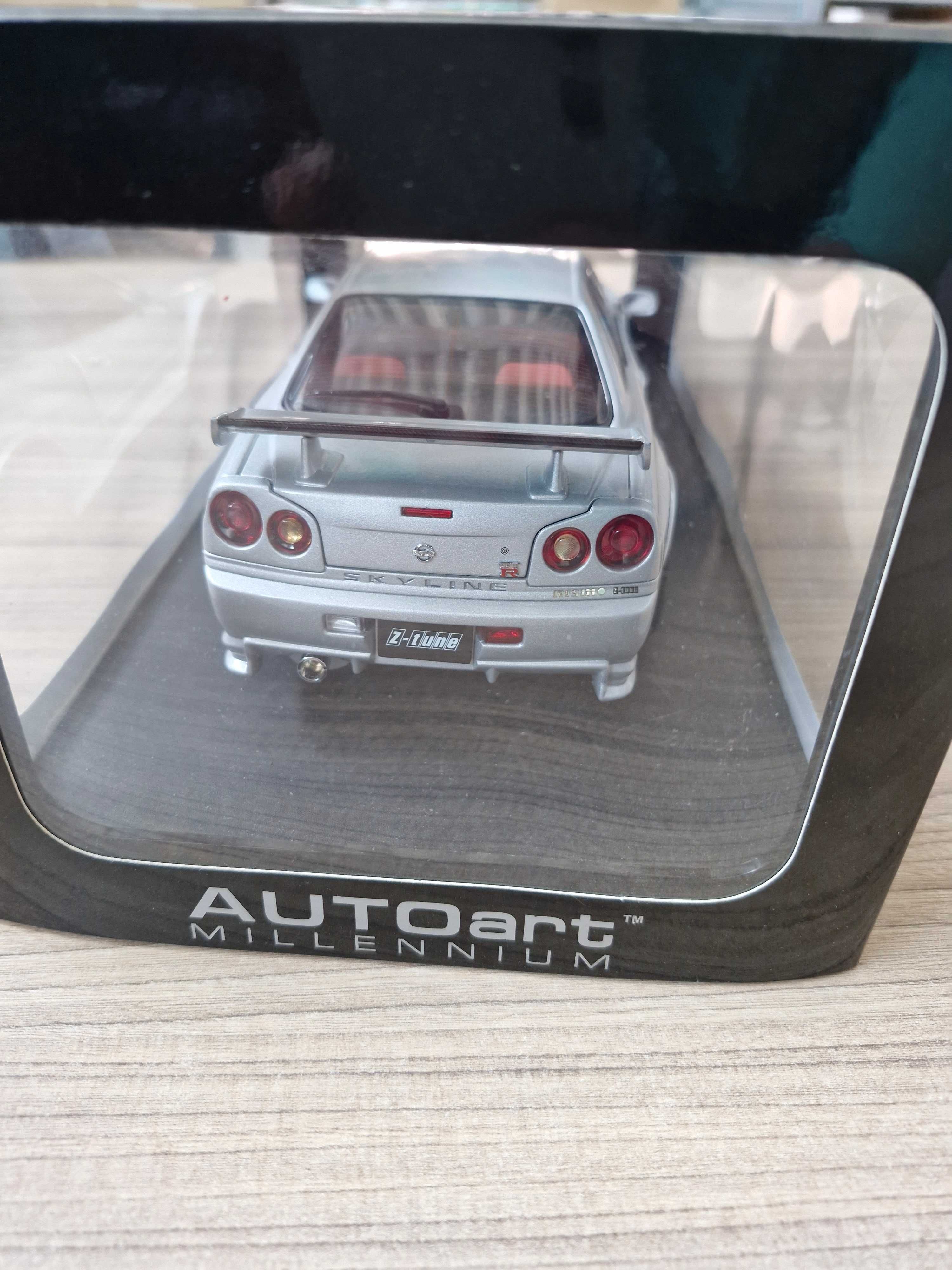 AutoArt Nissan Skyline GT-R (R34) Z-Tune Silver 1/18