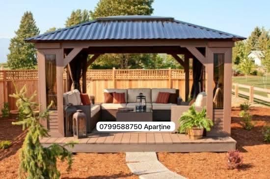 Foisor terasa pergola pavilion de lemn în toata romania Montaj 2 zile