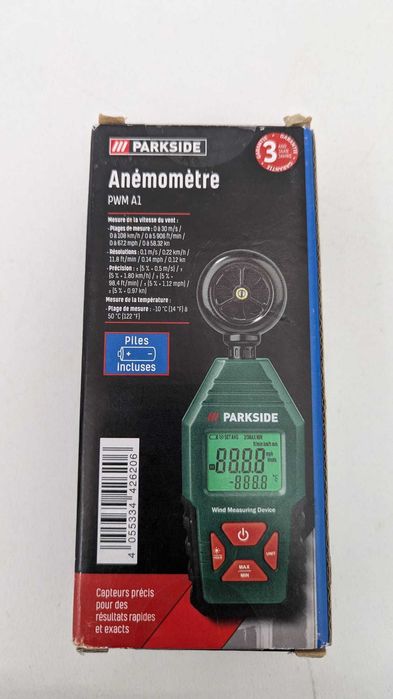 Anemometru digital Parkside