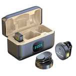 Set 2 microfoane profesionale lavaliere, type C cu adaptor iph si usb