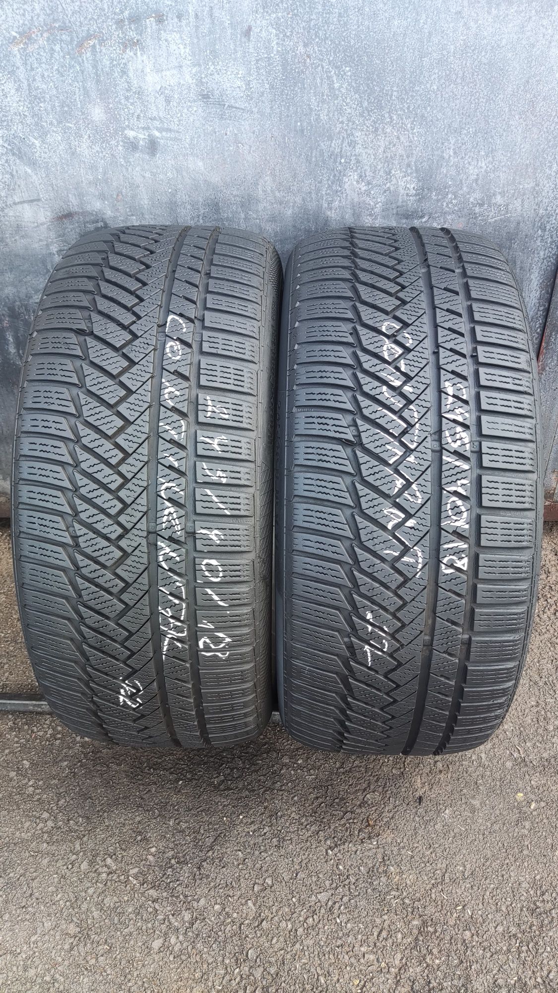 2бр. зимни гуми 245/40/18 Continental TS850P, XL 
dot22
7.2mm
Добро съ