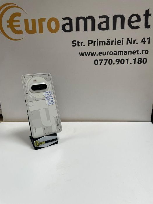 Telefon mobil Nothing Phone (3a), 128GB, 8GB RAM, 5G, White -P-
