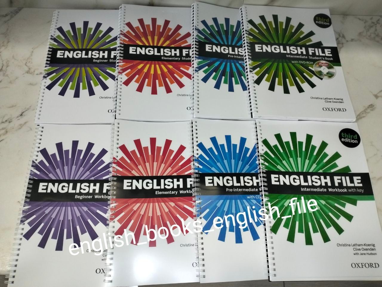 English file. Family and friends. Headway. Solutions. Английский книги