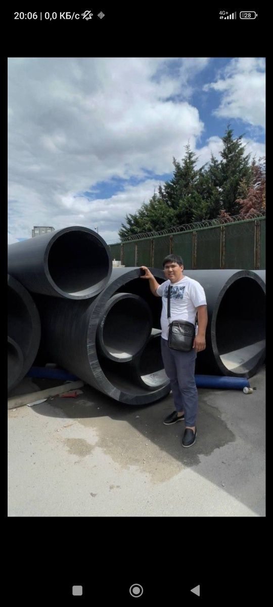 полиэтиленовые трубы пластиковые гофра гофрированная канализационная