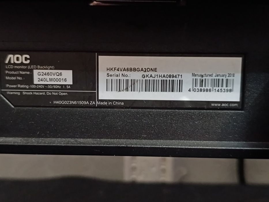 Монитор AOC G2460VQ6