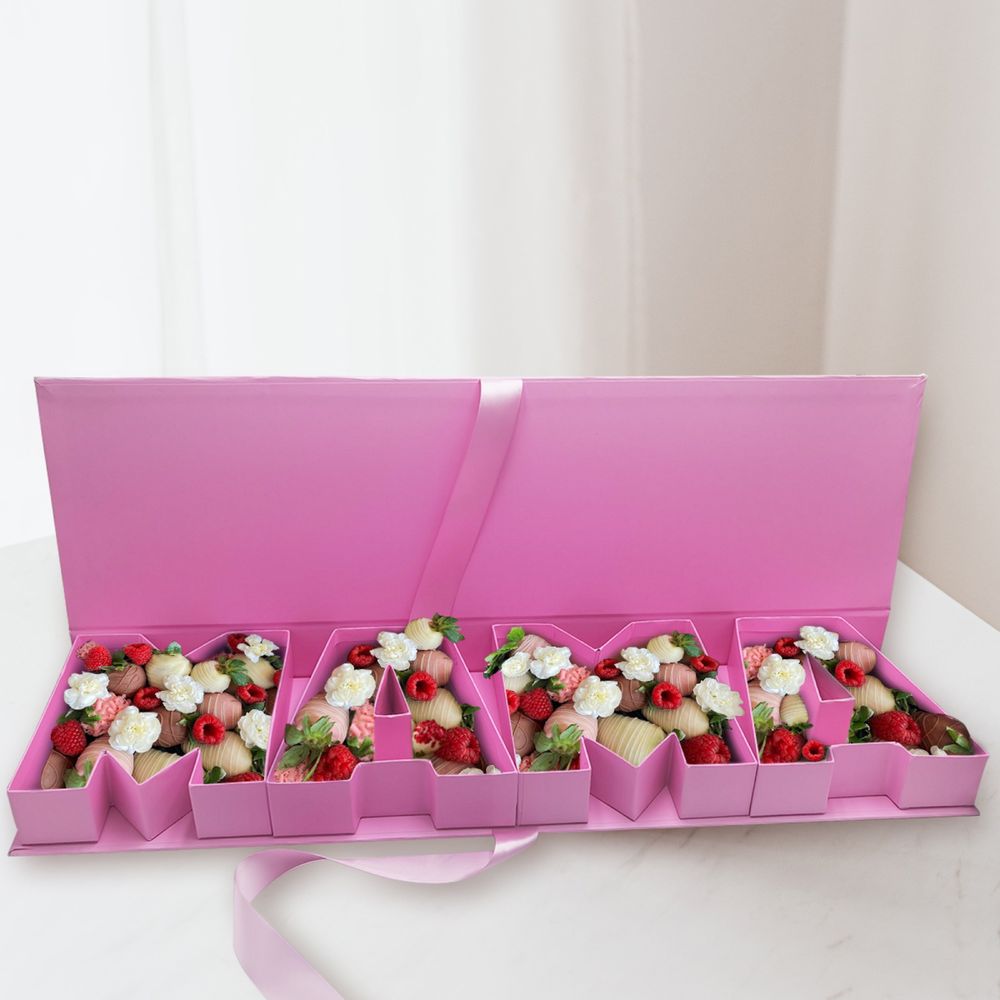 Коробка для цветов и клубники Мама