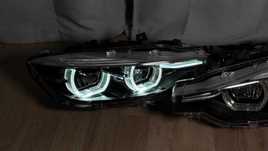 BMW 3 Series F30 F31 Shadow Edition Faruri Full LED Stânga & Dreapta