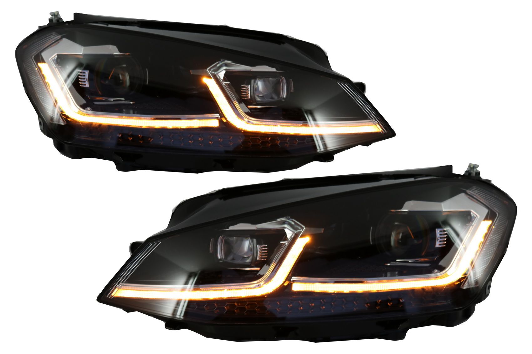 1. Faruri LED Golf 7 R Line Look Montaj Gratuit 12 luni Garantie