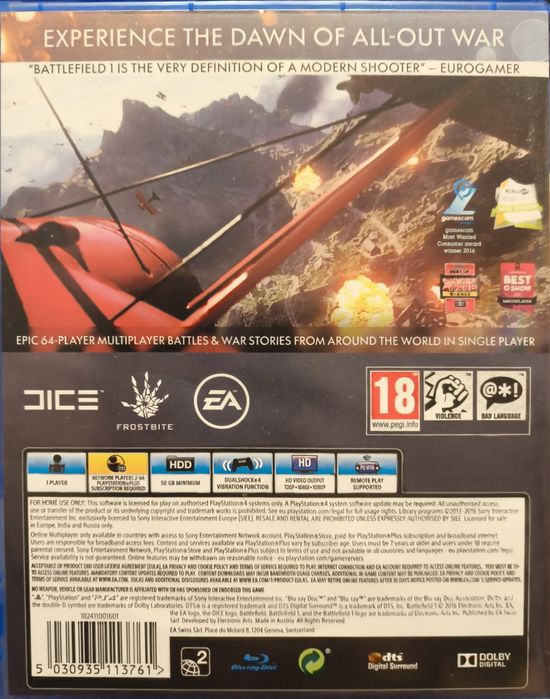 Battlefield 1 PS4