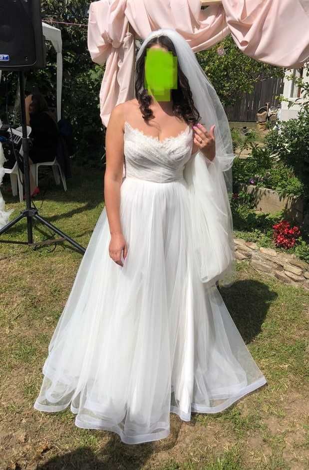 Rochie de mireasa UMA - Innocenti Sposa , marimea 38 / M, pt 1.62m