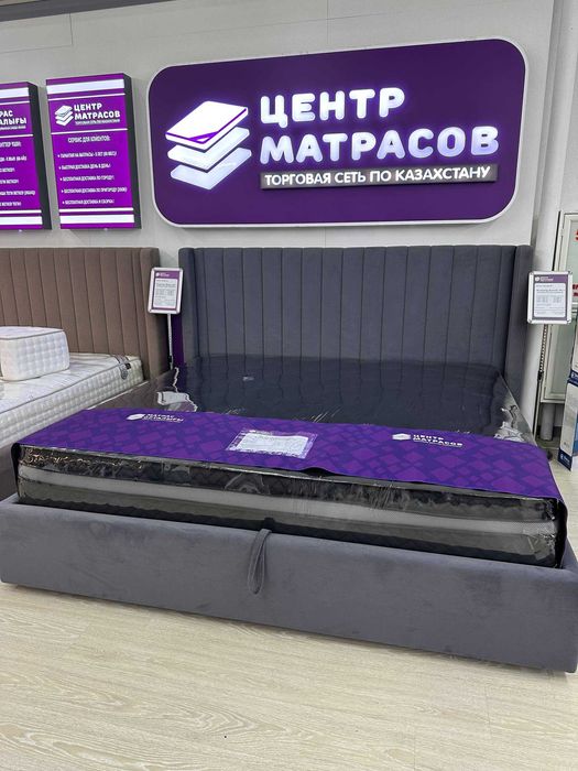 Новая King Size кровать «Сенатор» 200×200 см. + ортопедический матрас