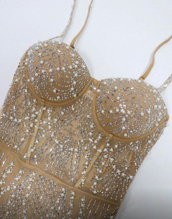 Официална рокля с камъни - Gilbert collection