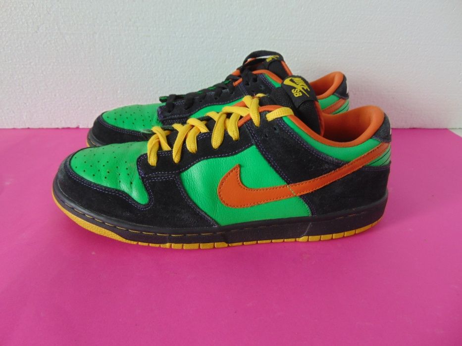 Nike Sb Dunk Low Green Spark Hoop Orange номер 46 Оригинални кецове