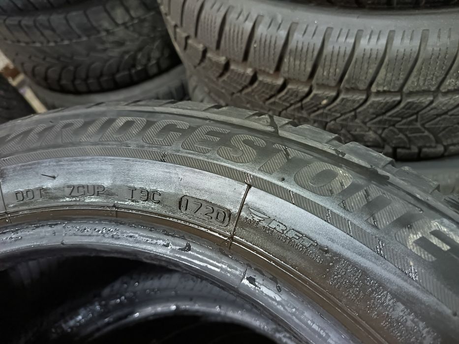 Anvelope MS iarna 225 55 17 bridgestone runflat 2020 și 2021 6.3-7.5mm