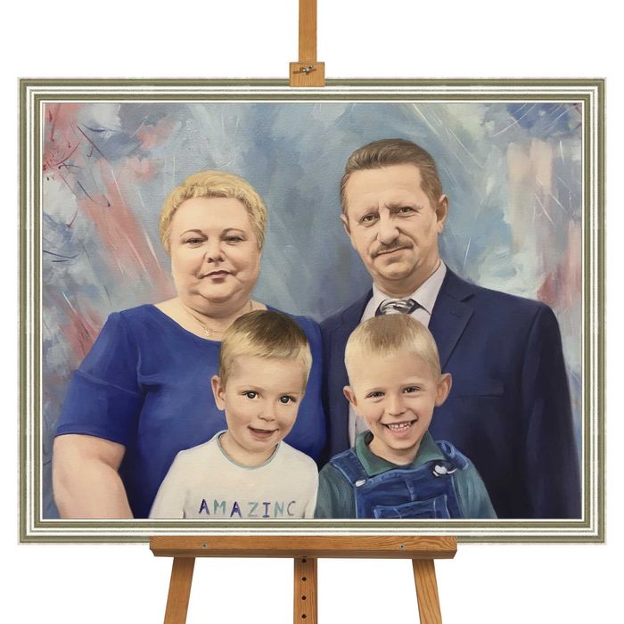 Cadoul perfect,pictura portret dupa poze