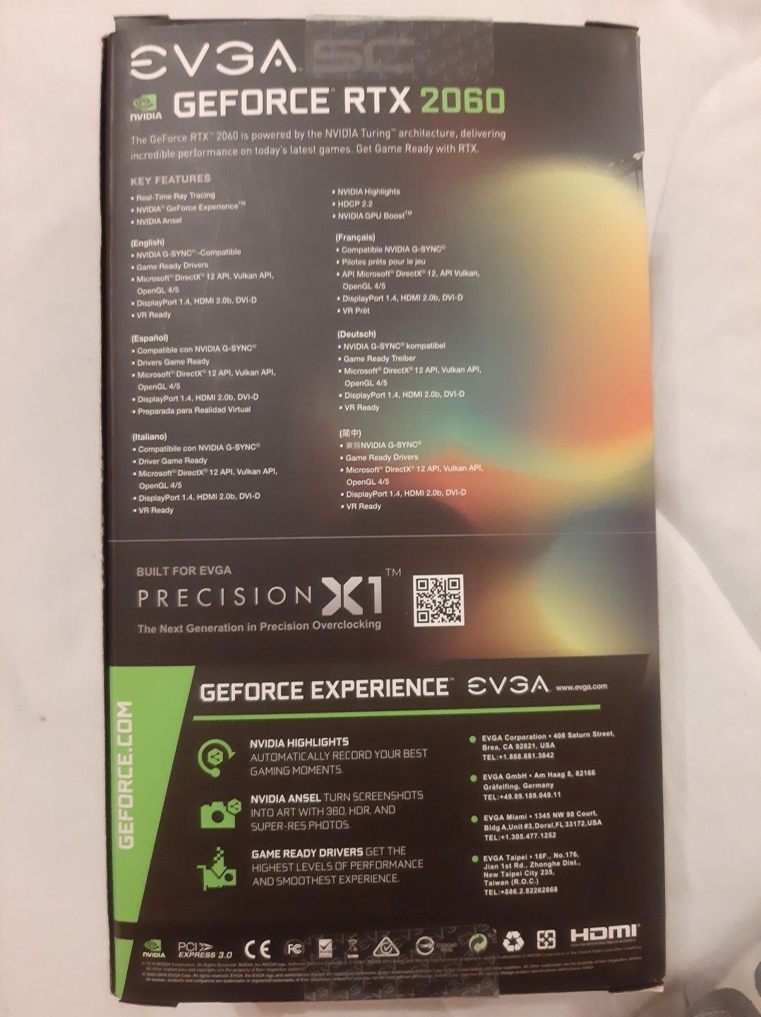 Видео карта EVGA GeForce RTX 2060 6GB SC