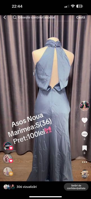 Rochie Noua De ocazie Asos