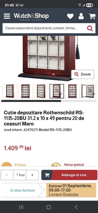 Cutie ceasuri Rothenschild - Maro