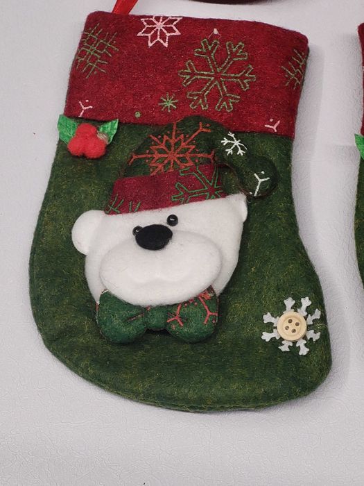 Коледен чорап за подаръци за окачване