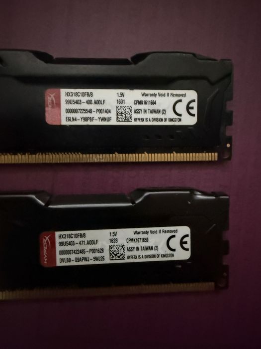 Рам памет 2x8GB Ddr3
