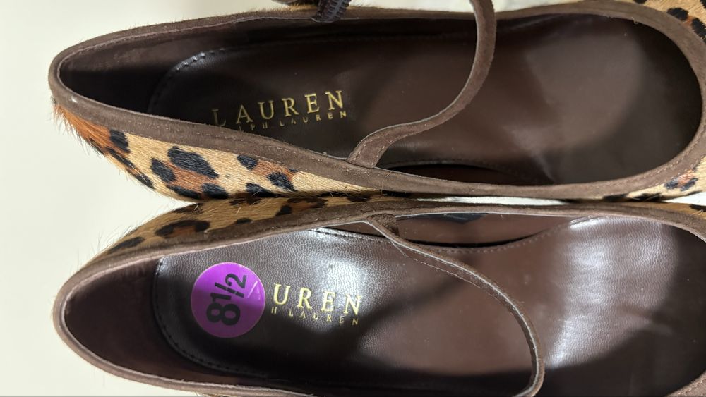 Дамски обувки ralph lauren естествена кожа