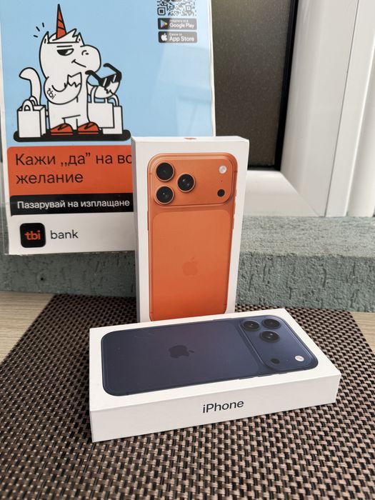 НОВИ!*ЛИЗИНГ* iPhone 17 Pro Max 256 ORANGE*DEEP BLUE*айфон 17 про макс