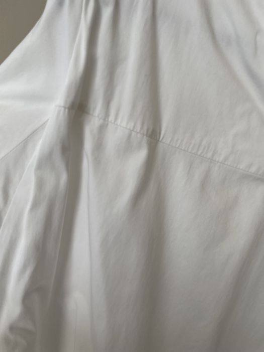 Рубашка итальянская белая однотонная