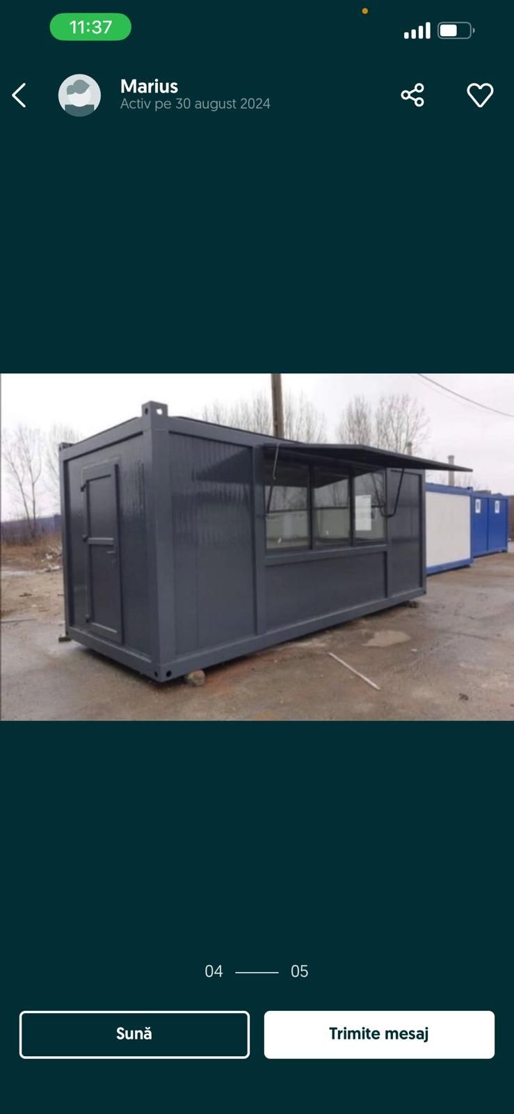 Vand container modulare tip birou
