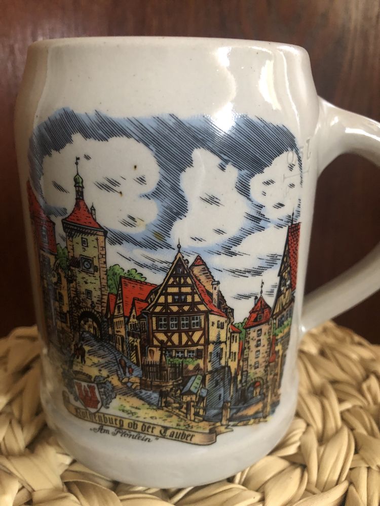 Halba de bere colecție anii 60 Bavaria Rothenburg ob der Tauber