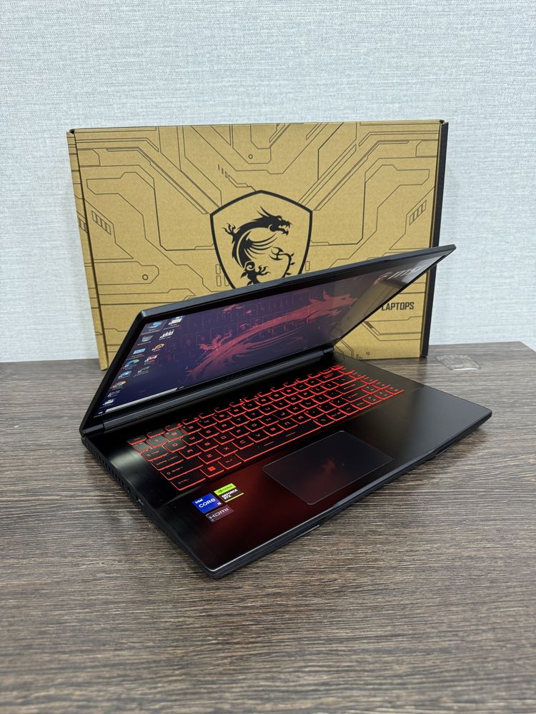 12-Ядерный MSI GF63 intel Core i5 RTX DDR6 Для Игр и Графики Программ