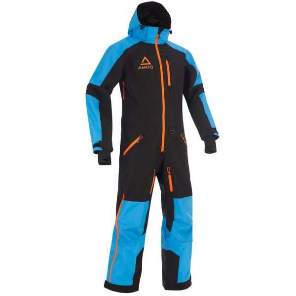 Combinezon Snowmobil AMOQ Void V2 Insulated Black/Sky Blue/Orange