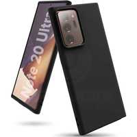 Samsung Note 20 Ultra - Husa Silicon Slim 0.2 MM Transparenta / Neagra