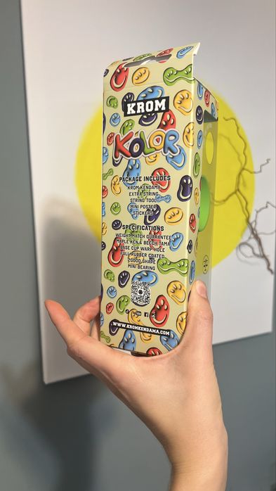 Kendama Krom Pop Kolor green model nou