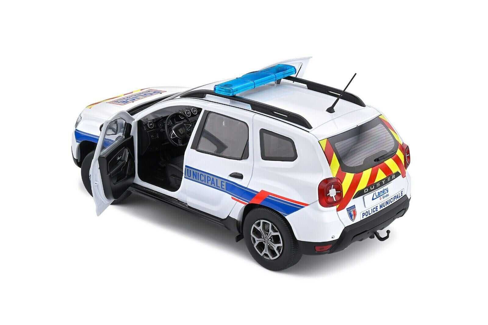 Macheta auto Dacia Duster 1/18 Solido Police Municipale