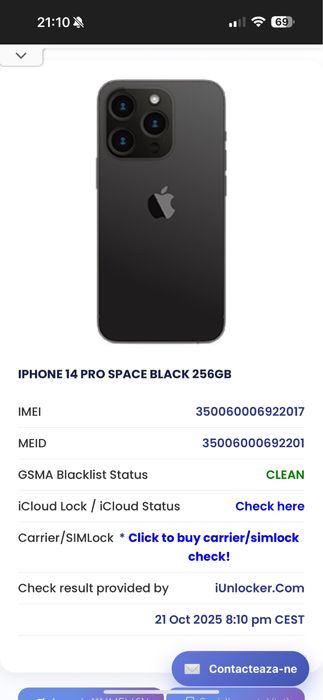 Iphone 14 Pro 256 gb