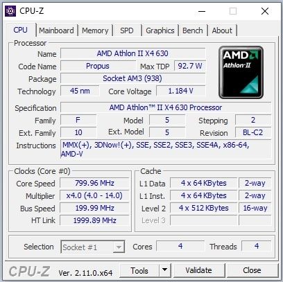 Продавам настолен Компютър AMD Athlon II  x4 630  Radeon RX550